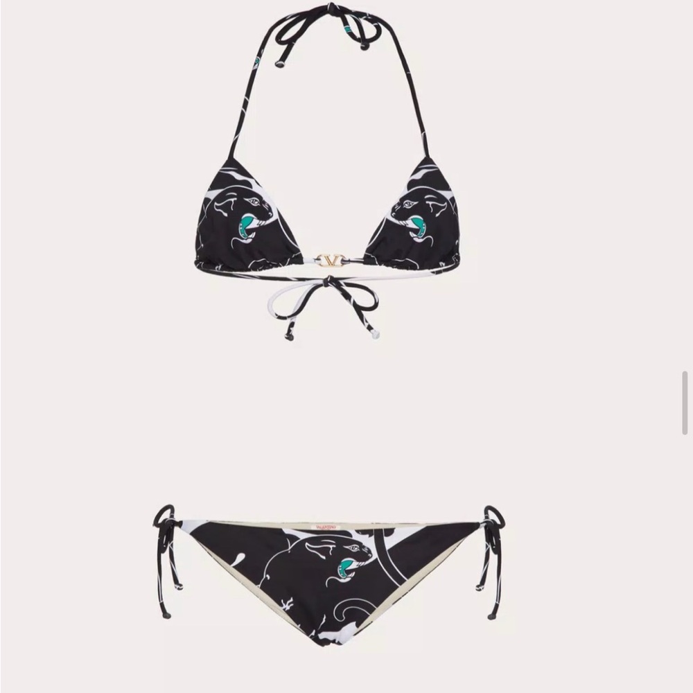 Valentino PANTHER LYCRA BIKINI